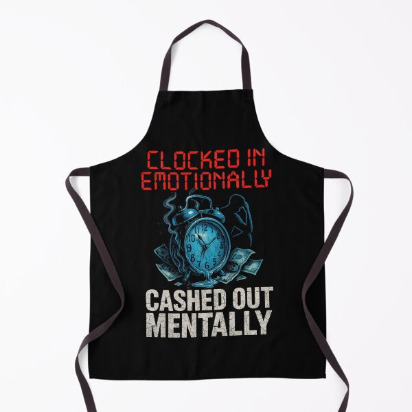 Item preview, Clocked In Emotionally, Cashed Out Mentally – Bold Hustle Graphic designed and sold by ezsketch25.