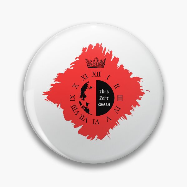 Item preview, Time Zone Queen designed and sold by Hearts Don't Need Borders.