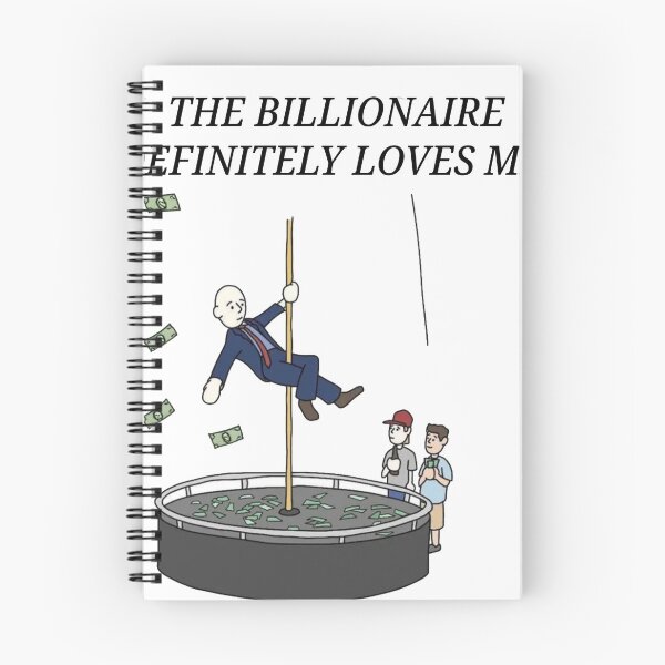 Item preview, The Billionaire Definitely Loves me. designed and sold by OneLove Shop.