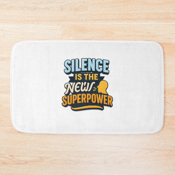 Item preview, Silence Is the New Superpower designed and sold by WolfPixelRo.