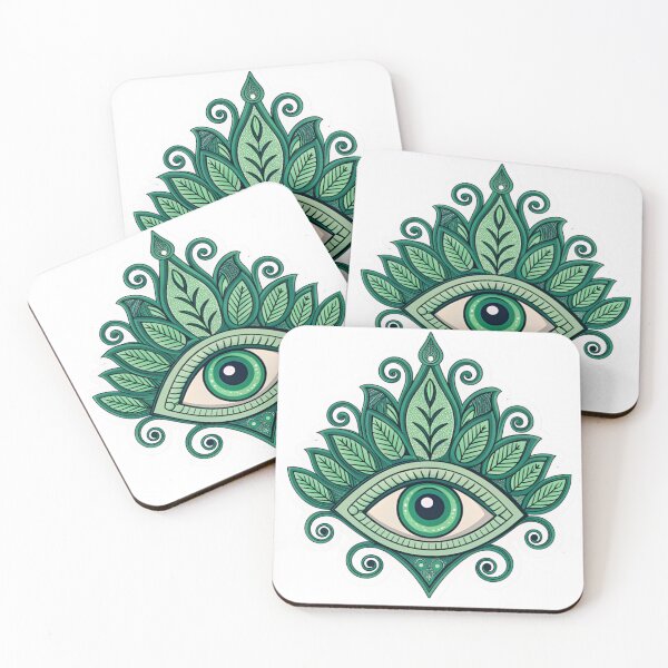 Item preview, Green Evil eye  designed and sold by Lucky 777.
