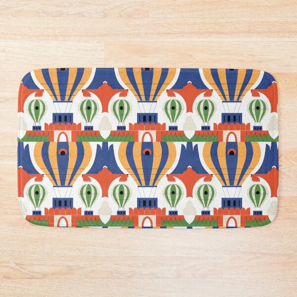 Item preview, Abstract Hot Air Balloons with Bird Elements designed and sold by ART ATTACK ZONE.