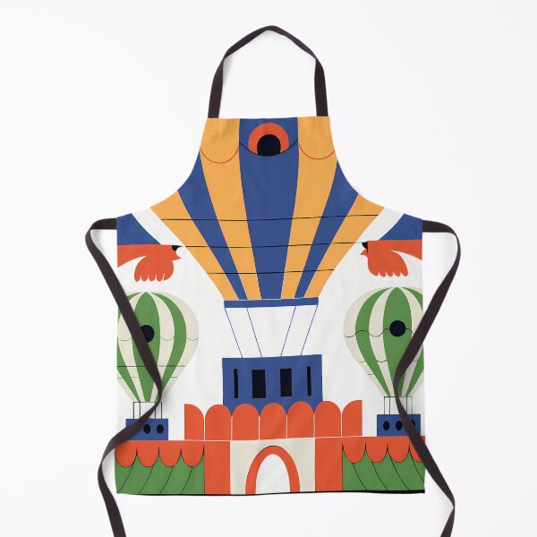 Item preview, Abstract Hot Air Balloons with Bird Elements designed and sold by ART ATTACK ZONE.