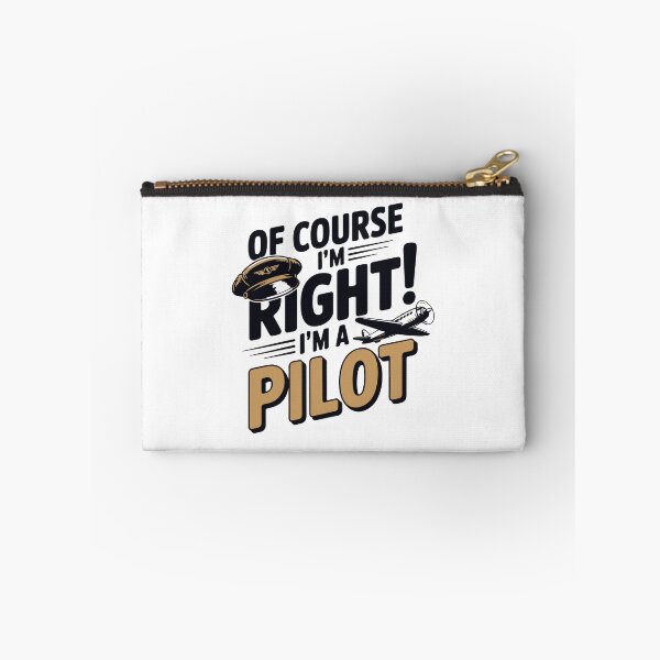 Item preview, Funny Pilot Logic – Of Course I'm Always Right designed and sold by ArtByKatti.