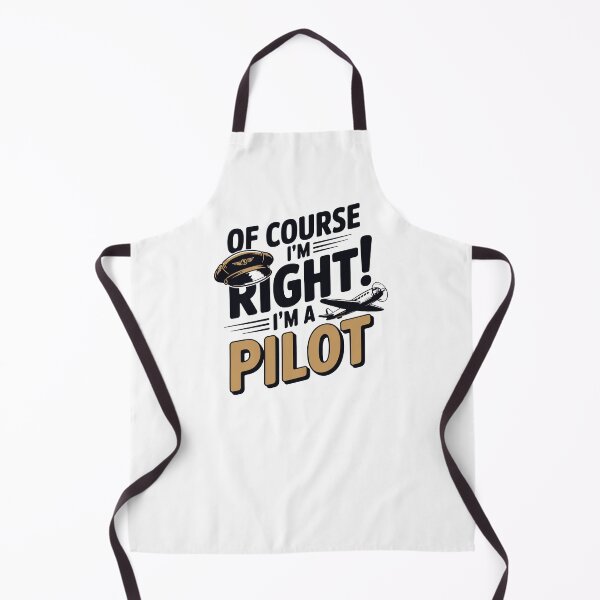 Item preview, Funny Pilot Logic – Of Course I'm Always Right designed and sold by ArtByKatti.