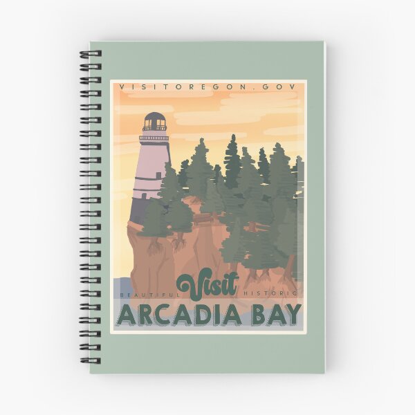 Item preview, Visit Oregon Arcadia Bay Poster designed and sold by zenzy stuff.