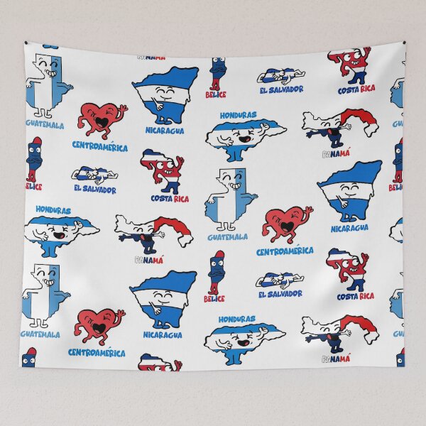 Item preview, Central American Maps with Flag Pack designed and sold by Claustronautas.