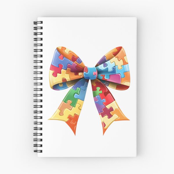 Item preview, Autism Awareness Puzzle Ribbon Style Decorative Bow designed and sold by Mariana Shymkovych.