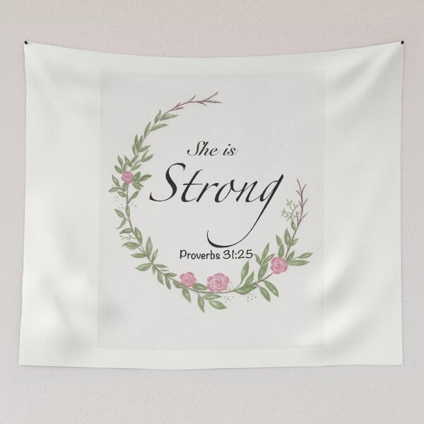 Item preview, She is Strong designed and sold by Shelly  Moore.