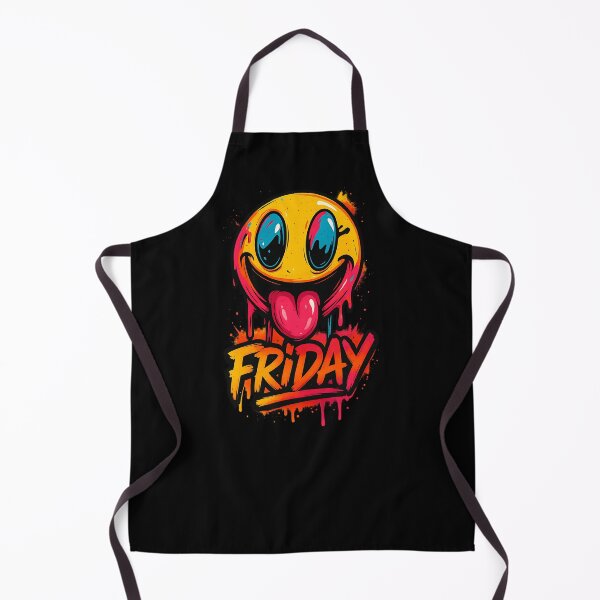 Item preview, Freaky Friday Smiley Face T-Shirt | Neon Drip Retro Vibes designed and sold by MarCinu Art.