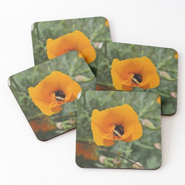Item preview, Bumble Bee & Poppy designed and sold by Linklandiya.