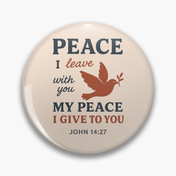 Item preview, John 14:27 – Peace I Leave with You Bible Verse designed and sold by SimplySelim.