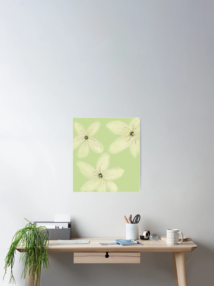 Thumbnail 2 of 3, Poster, Abstract Magnolia  designed and sold by Shelly  Moore.