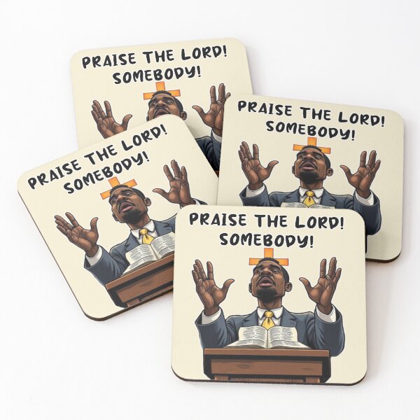 Item preview, Praise the Lord! Somebody! African American Pastor designed and sold by binspired2shop.