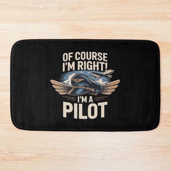 Item preview, Funny Pilot Logic – Of Course I'm Always Right designed and sold by ArtByKatti.