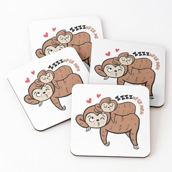 Item preview, Sloth Mom & Baby designed and sold by Claustronautas.