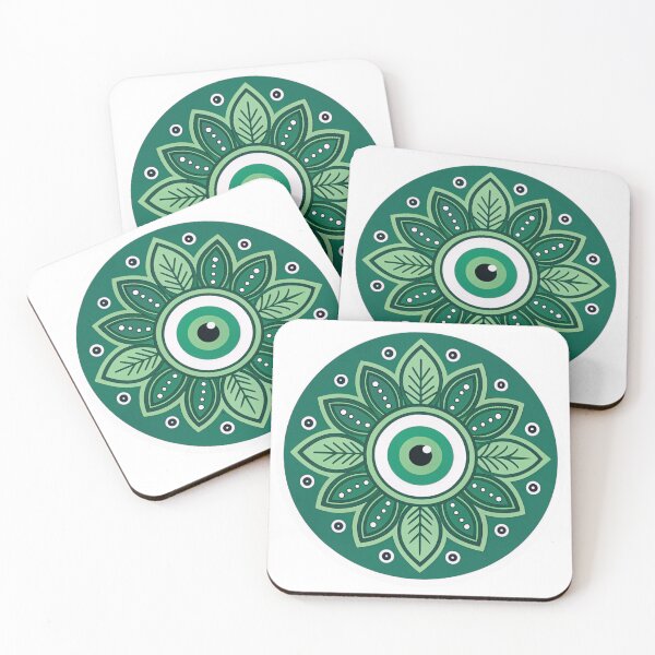 Item preview, Green Evil eye  designed and sold by Lucky 777.