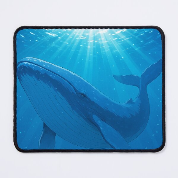 Item preview, Majestic Blue Whale designed and sold by Dishallowedman.