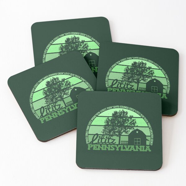 Item preview, Lititz Pennsylvania Sunset Retro Vintage Local Pride Logo designed and sold by CRHPOD20.