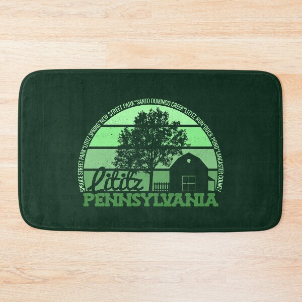 Item preview, Lititz Pennsylvania Sunset Retro Vintage Local Pride Logo designed and sold by CRHPOD20.