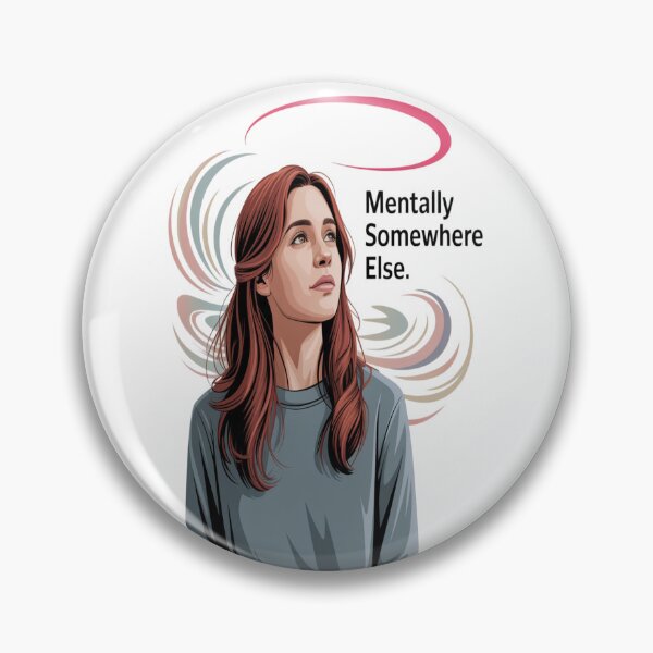 Item preview, Mentally Somewhere Else – Minimalist Vector Art T-Shirt designed and sold by FrameRoom.