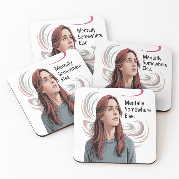 Item preview, Mentally Somewhere Else – Minimalist Vector Art T-Shirt designed and sold by FrameRoom.