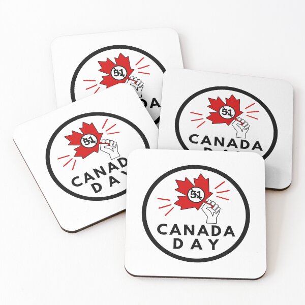 Item preview, HAPPY CANADA DAY round designed and sold by fetch-it-studio.
