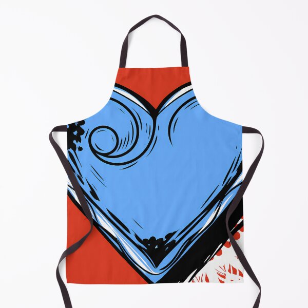 Item preview, Stylized Blue Heart with Abstract Background designed and sold by ART ATTACK ZONE.