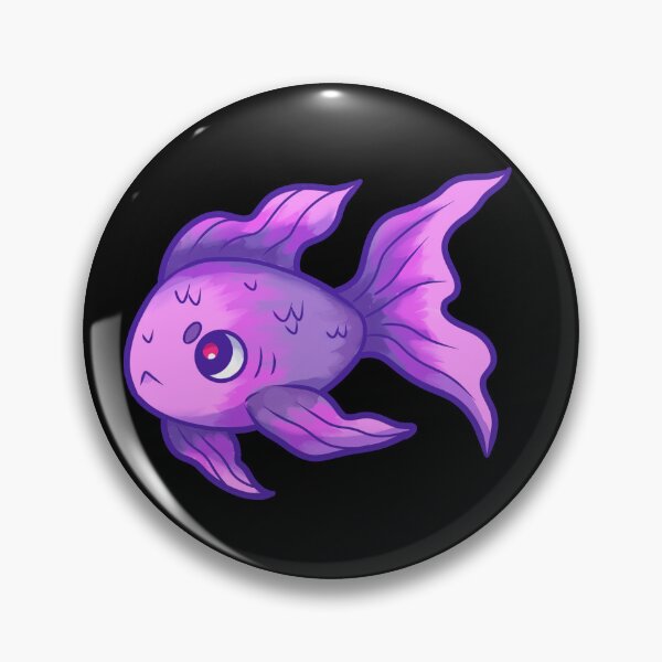 Item preview, Angry Fish - Purple designed and sold by SumoDoesArt.