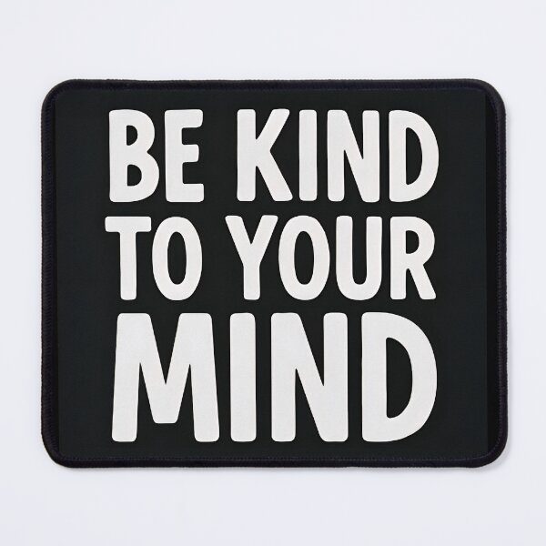 Item preview, Mental Health Quote Typography Poster – Be Kind to Your Mind designed and sold by Amr Siam.