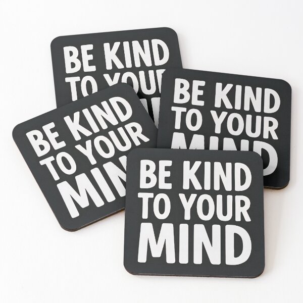 Item preview, Mental Health Quote Typography Poster – Be Kind to Your Mind designed and sold by Amr Siam.