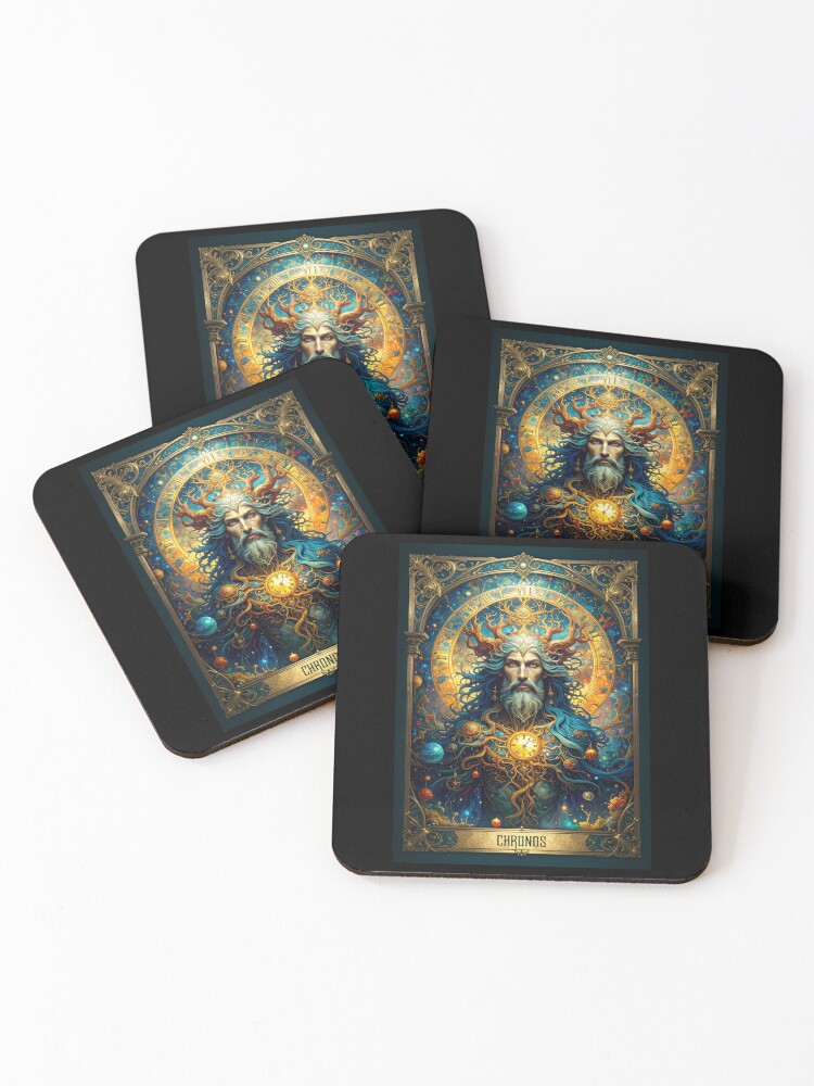 Thumbnail 1 of 5, Coasters (Set of 4), Chronos designed and sold by BoKev.