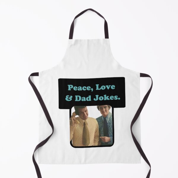 Item preview, Peace, Love and Dad Jokes - Father's Day Corny Dad Kitsch  designed and sold by The Sticker Bureau.