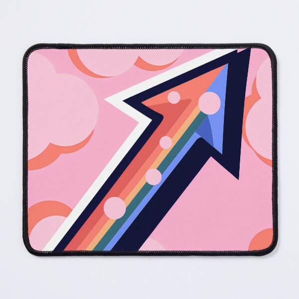 Item preview, Colorful Upward Arrow in Dreamy Cloudscape designed and sold by ART ATTACK ZONE.