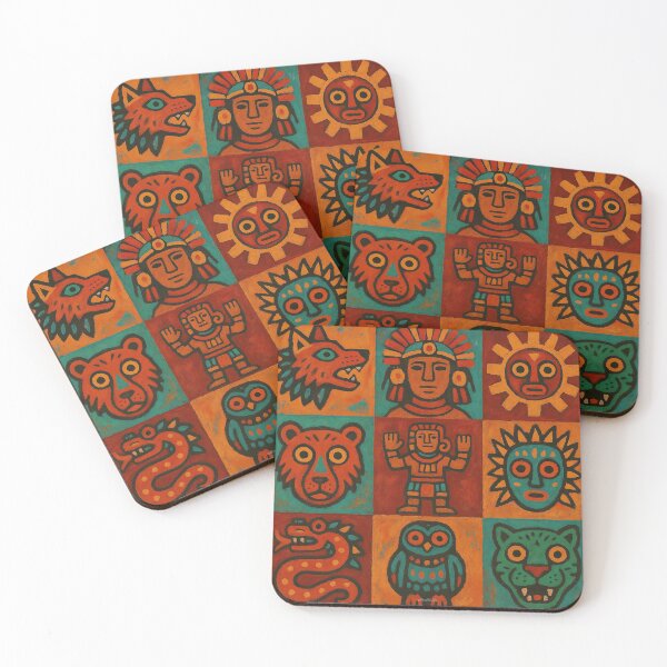 Item preview, Primitive Abstract Art: Totems designed and sold by BoBiloArt.