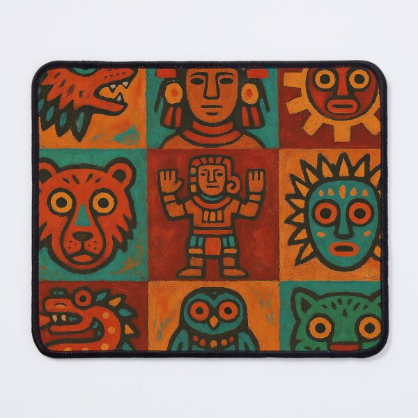 Item preview, Primitive Abstract Art: Totems designed and sold by BoBiloArt.
