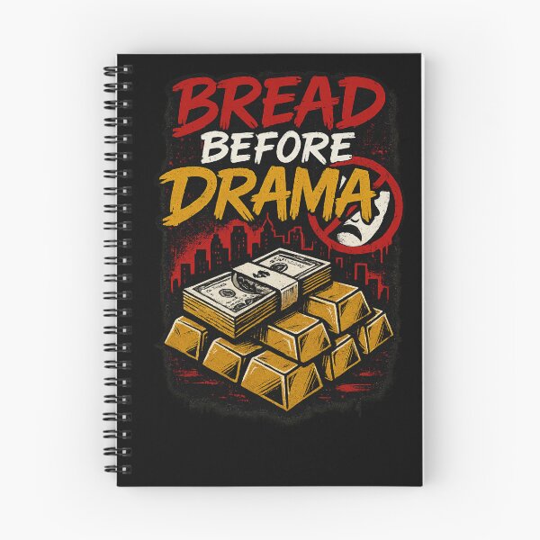 Item preview, Bread Before Drama – Hustler Mindset Streetwear T-Shirt designed and sold by ezsketch25.