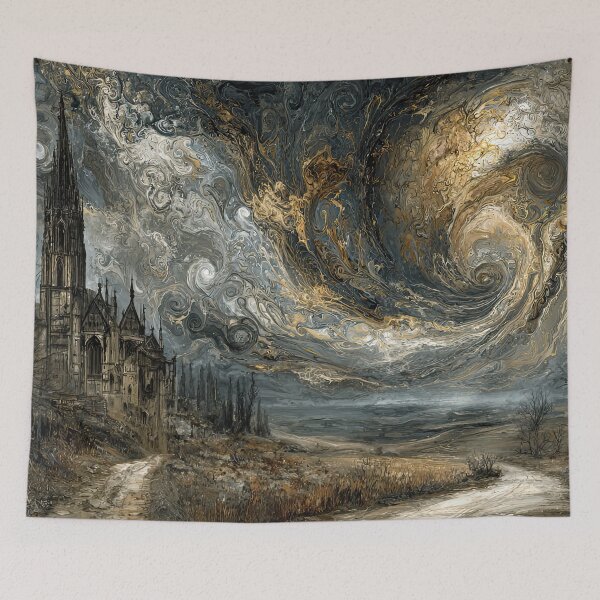 Item preview, Sanctuary Beneath the Swirling Heavens designed and sold by NeoNebulaArt.