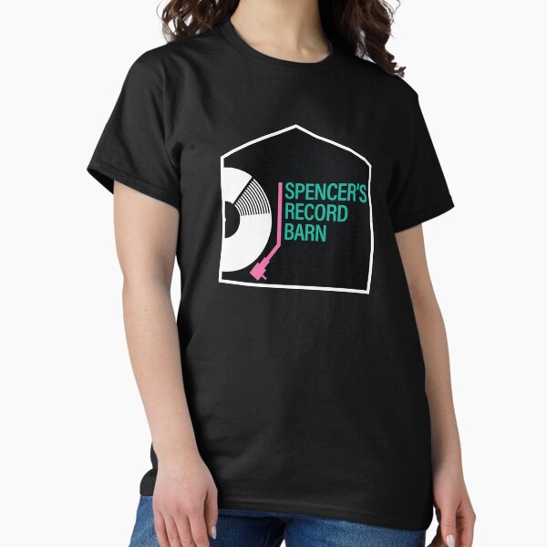 Item preview, Spencer's Record Barn Logo Black Tee designed and sold by Beau-Oui.