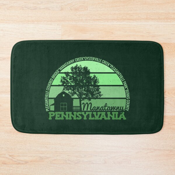 Item preview, Manatawny Pennsylvania Sunset Retro Vintage Local Pride Logo designed and sold by CRHPOD20.
