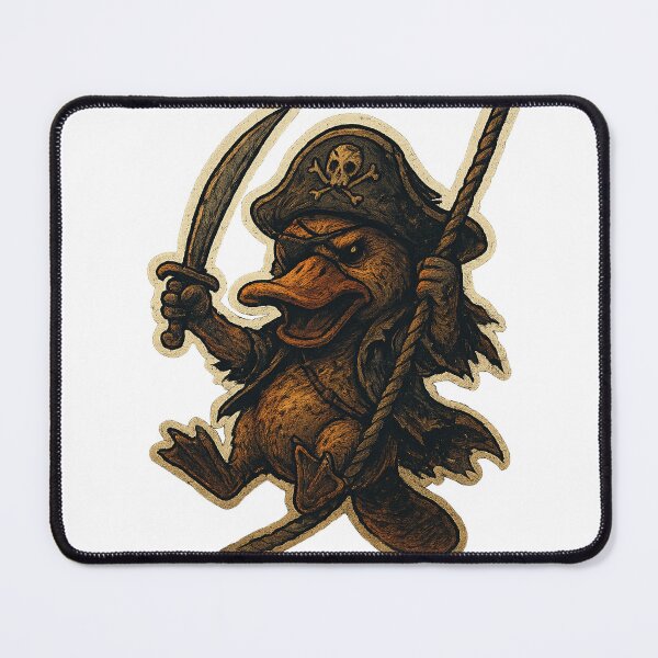 Item preview, Pirate Platypus Sticker – Swingin’ Sabers and Chaos Beak First designed and sold by Ashes & intent .