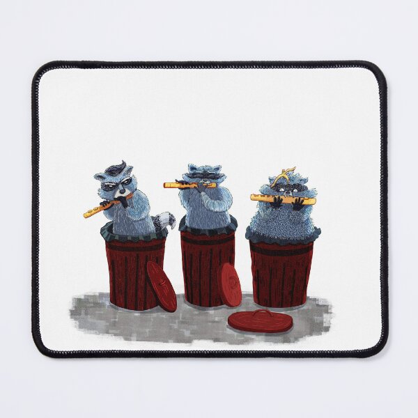 Item preview, Three Musical Raccoons designed and sold by HBMichaels.