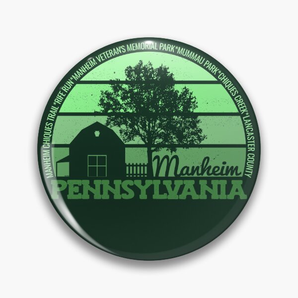 Item preview, Manheim Pennsylvania Sunset Retro Vintage Local Pride Logo designed and sold by CRHPOD20.