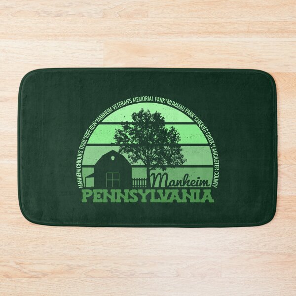 Item preview, Manheim Pennsylvania Sunset Retro Vintage Local Pride Logo designed and sold by CRHPOD20.
