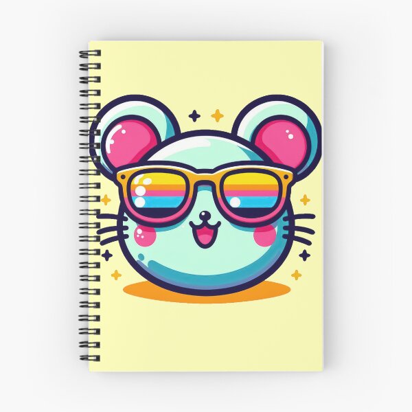 Item preview, Cool Kawaii Mouse with Sunglasses designed and sold by Dopamine Glitch.