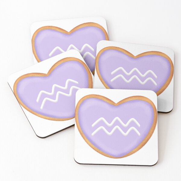 Item preview, Aquarius Zodiac Sugar Cookie Design designed and sold by Midnight789.