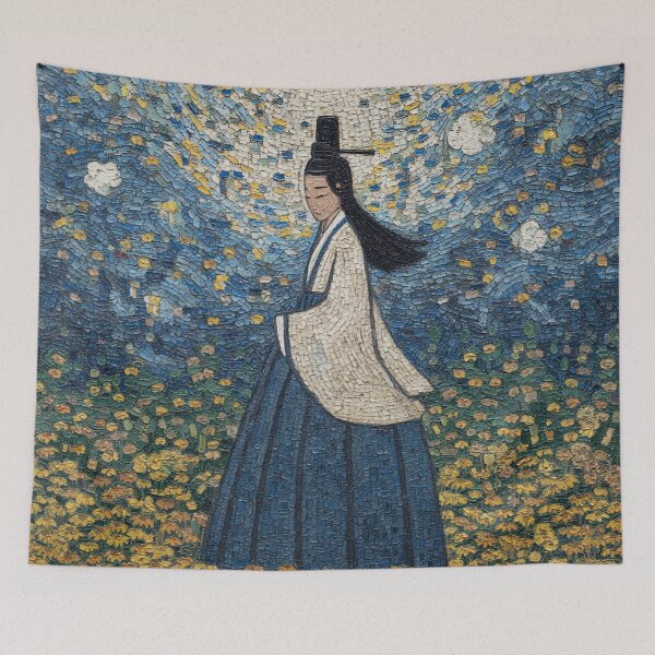 Item preview, Reina Seondeok | Estilo de pintura postimpresionista designed and sold by ComicsFactory.