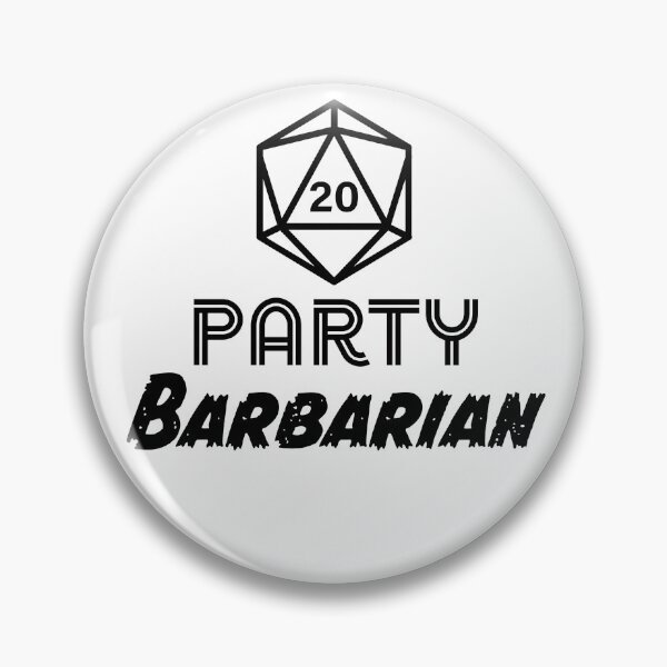 Item preview, D20 - Party Barbarian  designed and sold by Proud-Rabbit.
