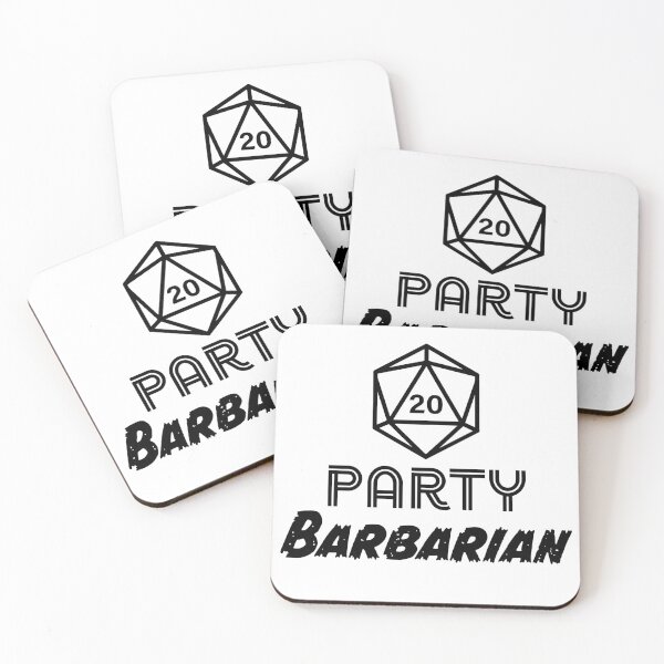 Item preview, D20 - Party Barbarian  designed and sold by Proud-Rabbit.