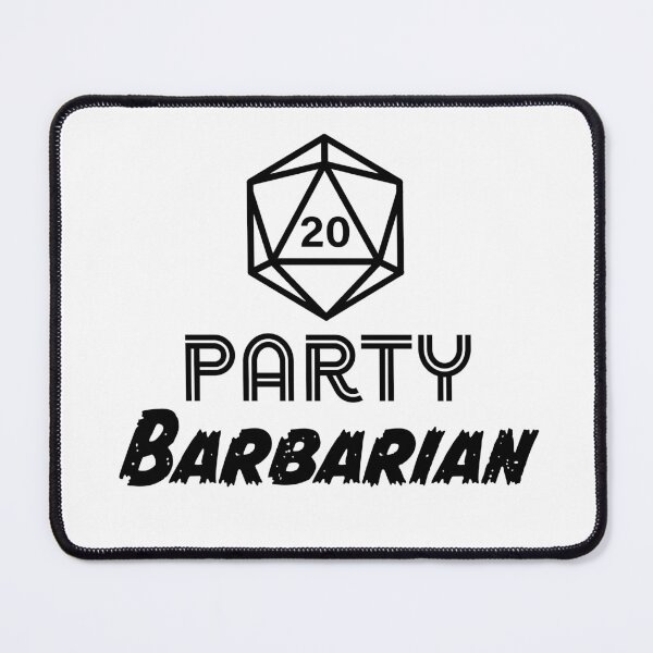 Item preview, D20 - Party Barbarian designed and sold by Proud-Rabbit.